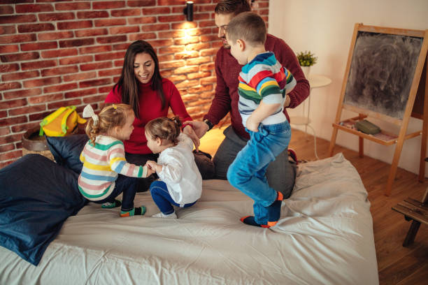 istock Funny fay with our parents 1189944293