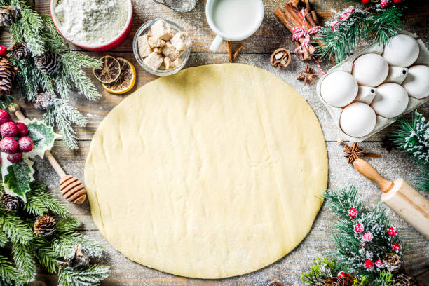Christmas baking background