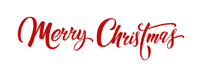 Christmas. Xmas holiday lettering design. Merry Christmas script calligraphy