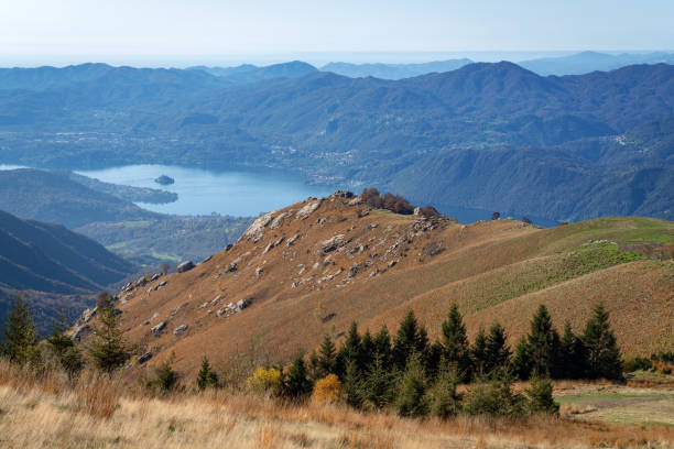 istock Lake Orta, Italy. View from Mt Mottaron 1189946992