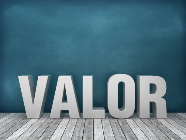 istock VALOR Spanish 3D Word on Chalkboard Background - 3D Rendering 1189948223