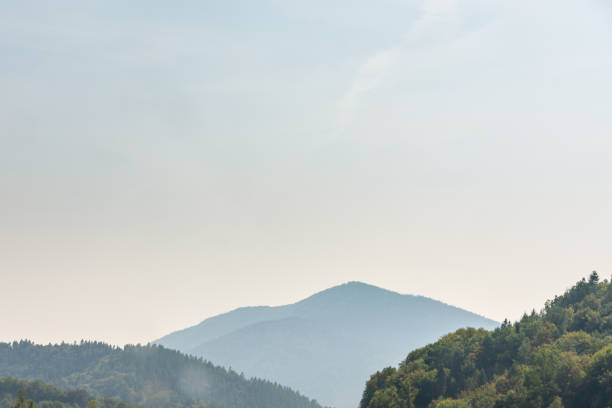istock Mountain and blue sky for background. Space for your text 1189952406