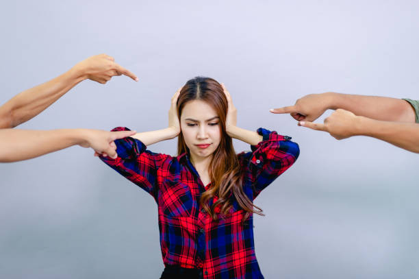 istock Women are having problems with their lives. The concept of experiencing problems in life 1189952897