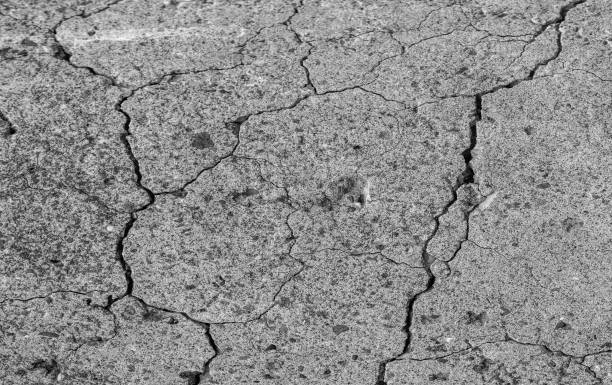 istock Abstract cement background. Cracked concrete texture closeup. 1189957107