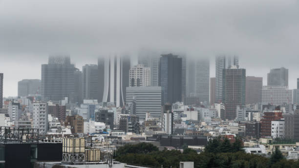 istock Foggy Tokyo 1189958750