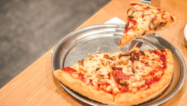 istock American Pepperoni Cheese Pizza 1189960615