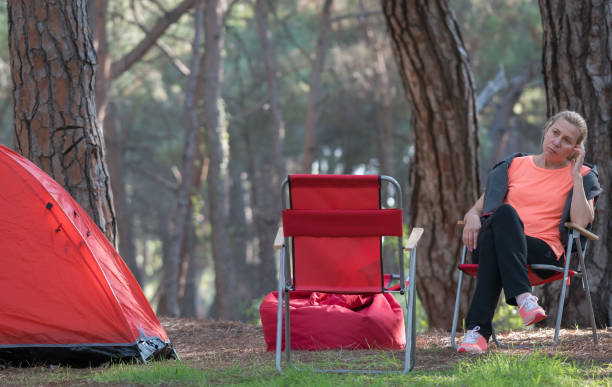 istock Sadnes woman  relaxed outside in forest 1189961433
