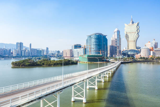 istock Macau City, Drone view 1189968874