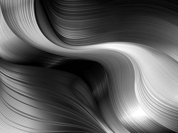 istock Abstract geometric gradient background of dynamic shapes of moving fluid flows 1189968953