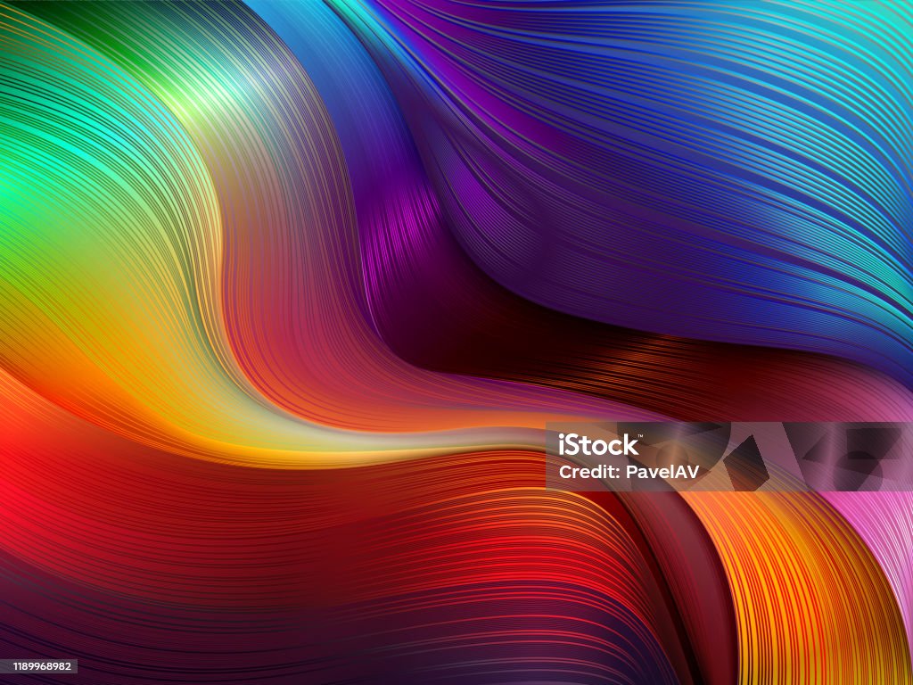 Nền Gradient Hình Học Trừu Tượng Của Các Hình Dạng Động Của Dòng ...