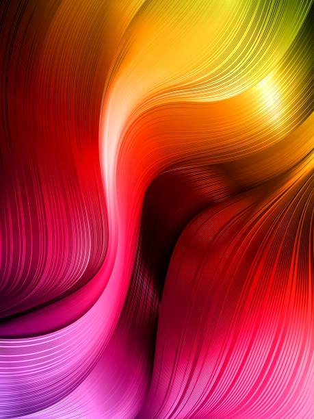istock Abstract geometric gradient background of dynamic shapes of moving fluid flows 1189969395
