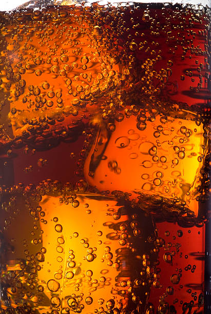 istock Glass of cola with ice 118996953