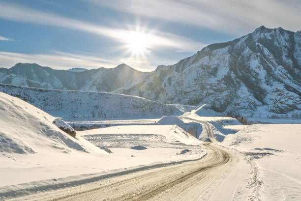 istock road snow mountains winter snowy 1189972516