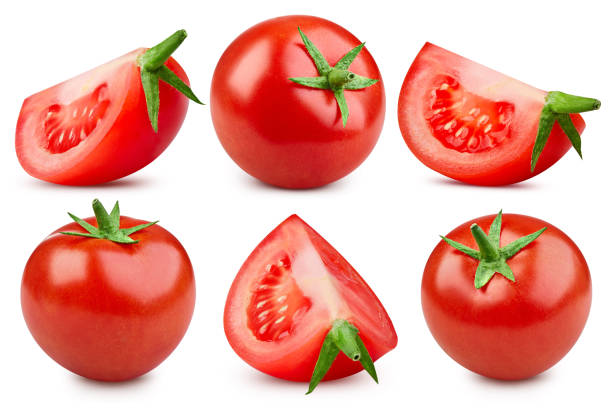 istock Tomato Clipping Path isolated on white background 1189977037