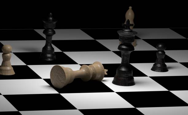 istock 3d rendering illustration of chess 1189977107