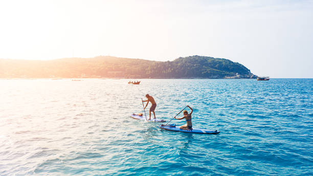 istock The best way through paradise is on a paddle board 1189977123