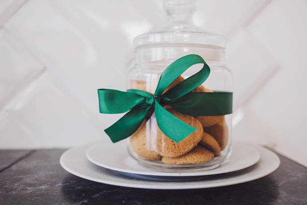 istock cookies in a jar with a festive ribbon 1189977954