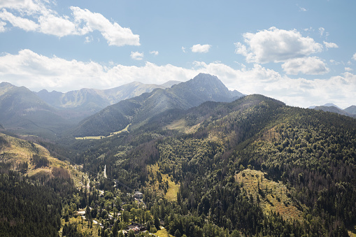 Tatra mountains in sunny day. This file is cleaned and retouched.