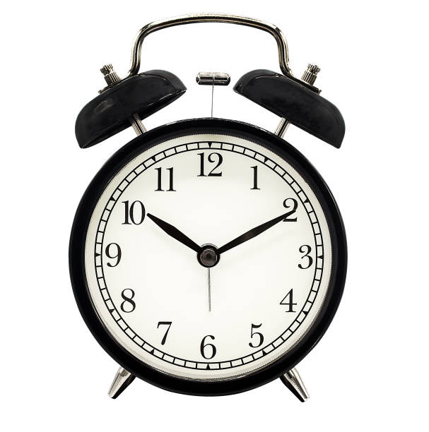 istock Alarm clock isolated on a white background with clipping path,Closeup 1189979581