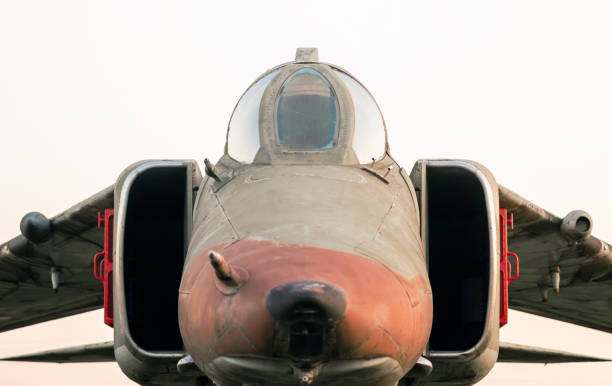 istock old military army fighter aircraft close up 1189980061
