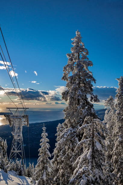 istock Sky Ride line on Grouse Mountain 1189983260