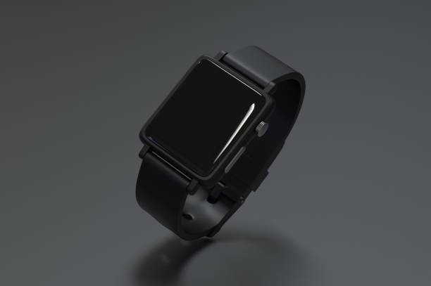 Smart watch for branding and mock up. 3d illustration.