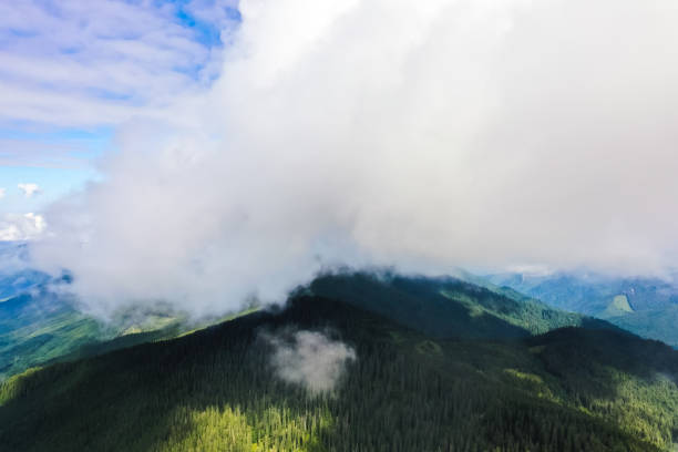istock The beautiful cloudscape above the mountain landscape 1189984937