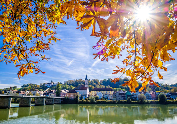 old town of the famous bavarian village passau