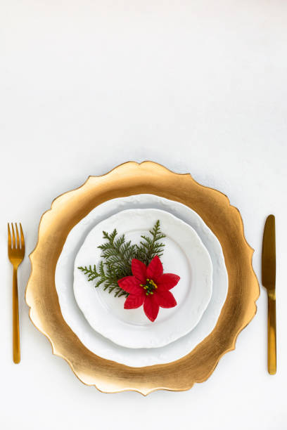 istock Christmas and New Year celebration serving plate. 1189989764