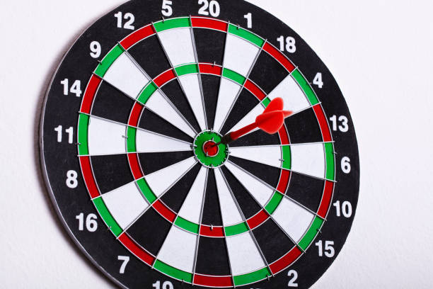 istock Darts arrows in the target center 1189993515