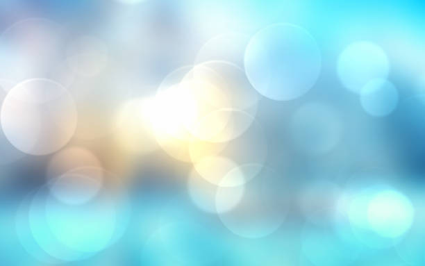 istock Abstract blur winter background with bokeh 1189996749