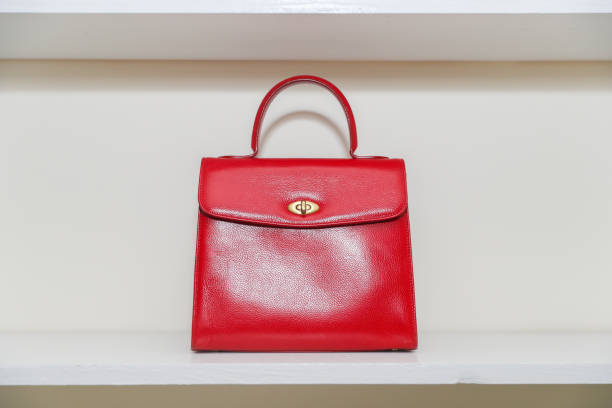istock vintage hand bag on white background 1189997764