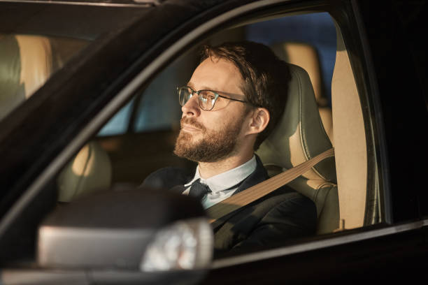 istock Driver sitting in the car 1189997986