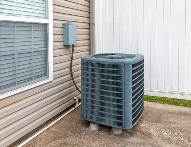 Central Air Conditioning Unit stock photo