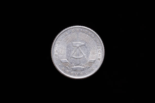 istock Old German 50 Pfennig coin from 1958, obverse 1190003111