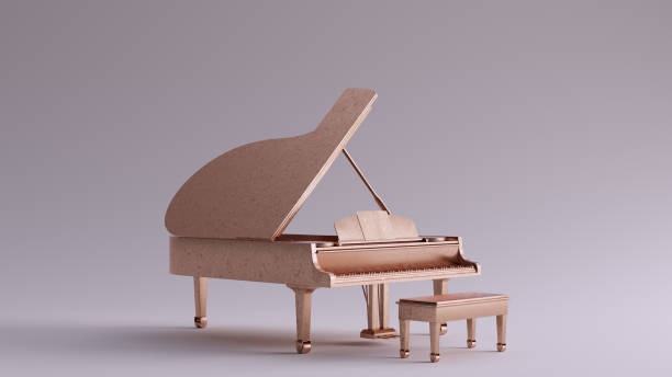 istock Bronze Grand Piano 1190004105