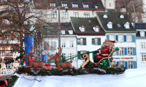 istock The Christmas street decoration 1190007375