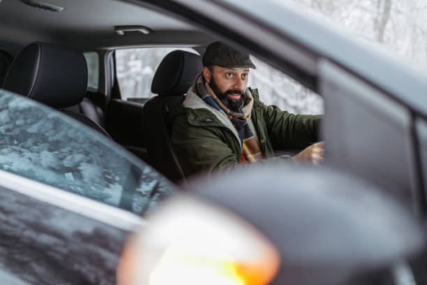 istock Mature man traveling by car 1190008023