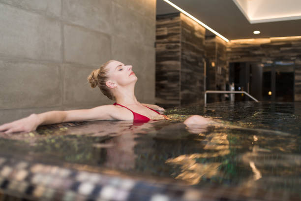 istock Woman relaxing in a spa 1190009738
