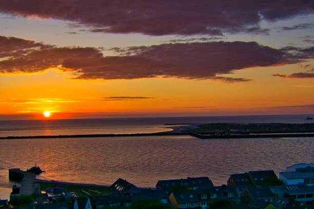 Heligoland - island dune - sunrise