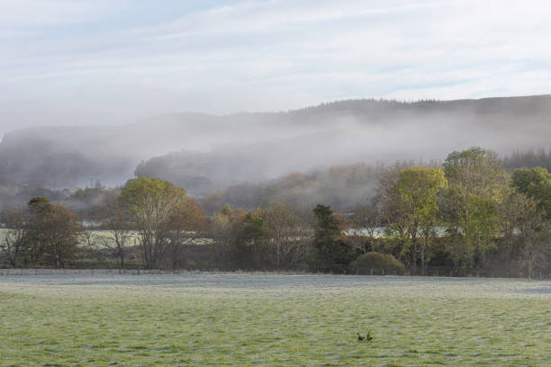 istock Beautiful morning on Scottish countryside. 1190014106