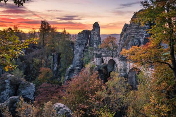 istock Bastei in the Elbe Sandstone Mountains 1190015249