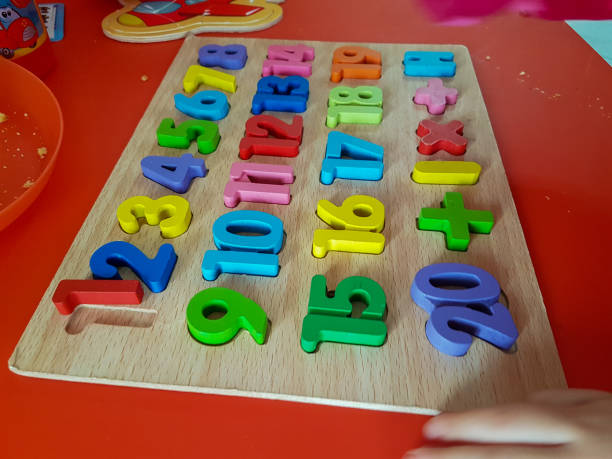 istock numbers colors child hand, childhood,  playing and laarning maths 1190016003