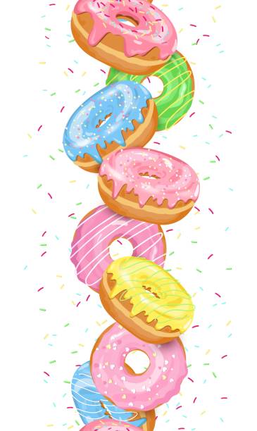 Donut Pattern Border Donut Clipart Border