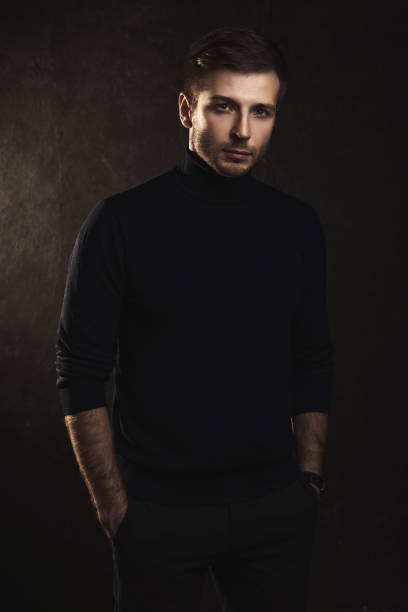 Black Turtleneck Stock Photos 