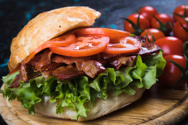 istock Bacon lettuce and tomato sandwich 1190024311