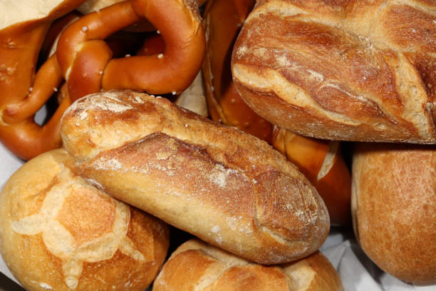 istock German Pretzel called Brezel and other Buns 1190024421