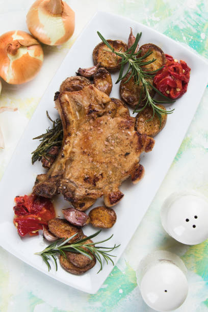istock Perfect pork loin chop steak 1190024533