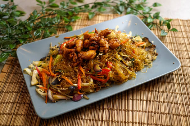 istock Asian food in a restaurant 1190025198