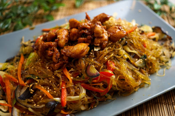 istock Asian food in a restaurant 1190025225